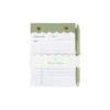 Set de notas Mestia con cubierta de poliuretano, 80 hojas perforadas y bolígrafo integrado, formato 10.5x14.8 cm — vista 10
