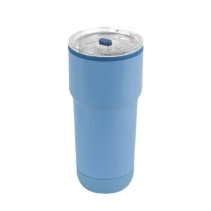 Termo Cher de acero inoxidable con tapa push en varios colores, capacidad 15 oz, personalizable con logo para empr — vista 01