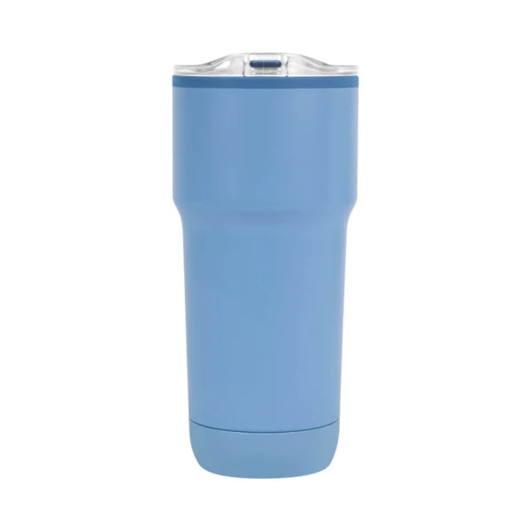 Termo Cher de acero inoxidable con tapa push en varios colores, capacidad 15 oz, personalizable con logo para empr — vista 02