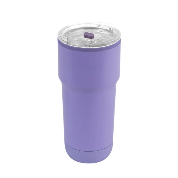 Termo Cher de acero inoxidable con tapa push en varios colores, capacidad 15 oz, personalizable con logo para empr — vista 03