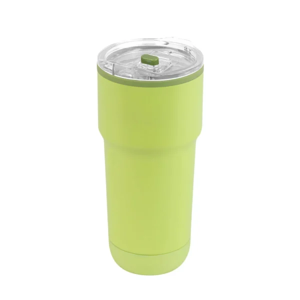 Termo Cher de acero inoxidable con tapa push en varios colores, capacidad 15 oz, personalizable con logo para empr — vista 11
