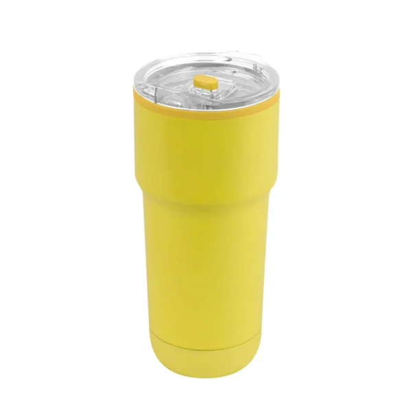 Termo Cher de acero inoxidable con tapa push en varios colores, capacidad 15 oz, personalizable con logo para empr — vista 14