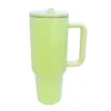 Termo Flox de acero inoxidable con capacidad de 1.17 litros, tapa de rosca con popote plegable y asa ergonómica — vista 02