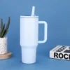 Termo Flox de acero inoxidable con capacidad de 1.17 litros, tapa de rosca con popote plegable y asa ergonómica — vista 11