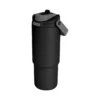 TERMO LOUISE de acero inoxidable doble pared con tapa de rosca, boquilla plegable con popote y asa plegable, capac — vista 10
