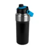 Termo Pulse de acero inoxidable 40 oz con tapa de rosca, popote integrado y asa superior, listo para personalizar — vista 04