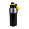 Termo Pulse de acero inoxidable 40 oz con tapa de rosca, popote integrado y asa superior, listo para personalizar — vista 09
