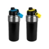 Termo Pulse de acero inoxidable 40 oz con tapa de rosca, popote integrado y asa superior, listo para personalizar — vista 10